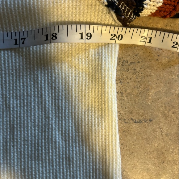 Altar’d State Shirt Striped Multicolor Long Knit Sleeve - Picture 8 of 9